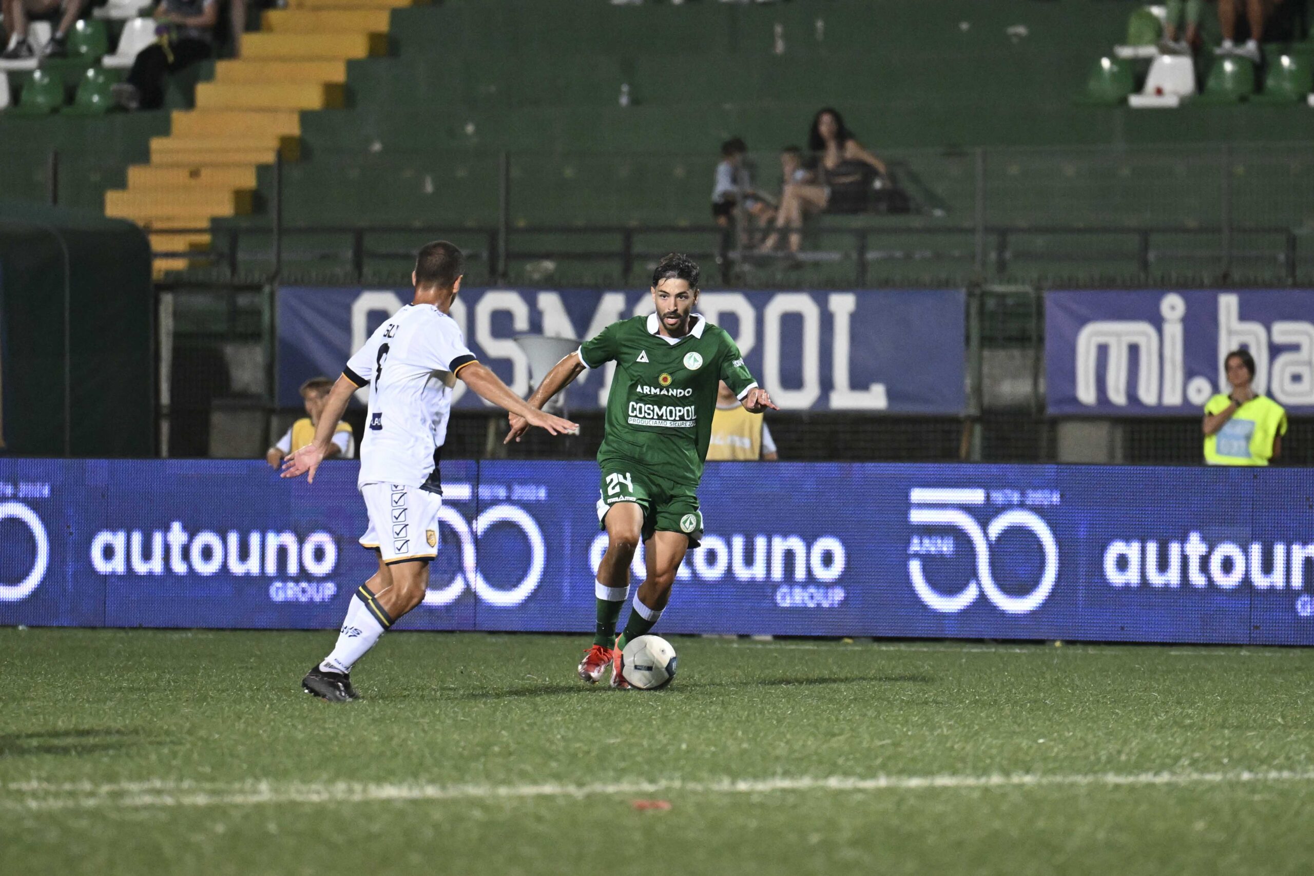 Dimitrios Sounas con la maglia dell'Avellino